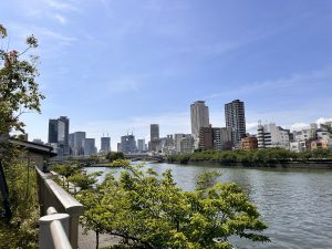 大川の景色