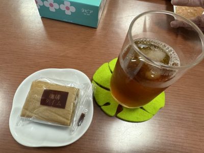 歌ボラ907お茶菓子