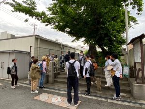 鶴の橋　見学