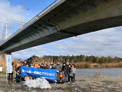 【淀川水系一斉美化アクション】OSAKA CITY淀川左岸クリーン作戦【大阪市都島区　赤川】