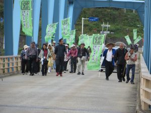 野沢菜伝来の街道ウォーキング