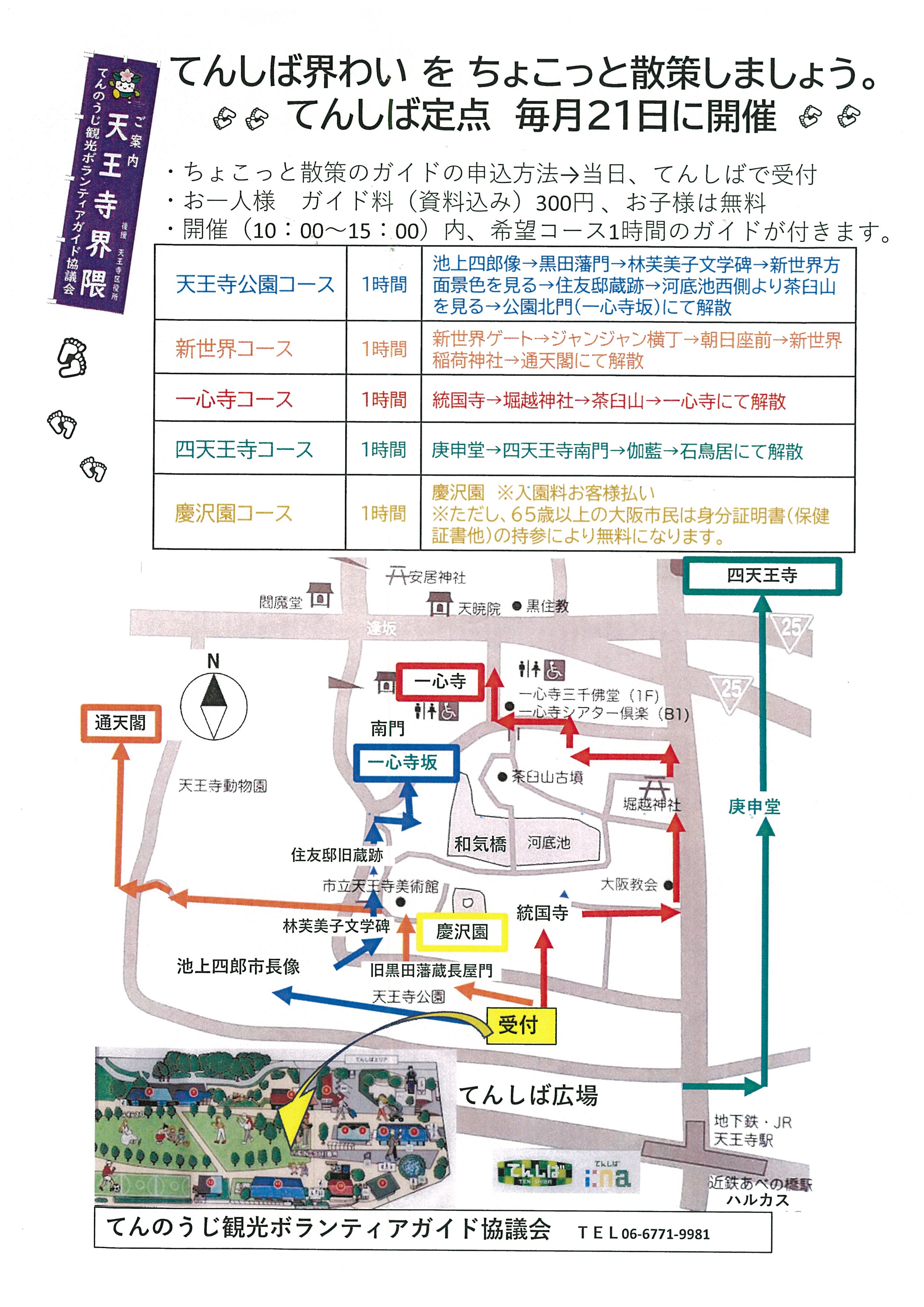 天王寺公園界隈の観光案内